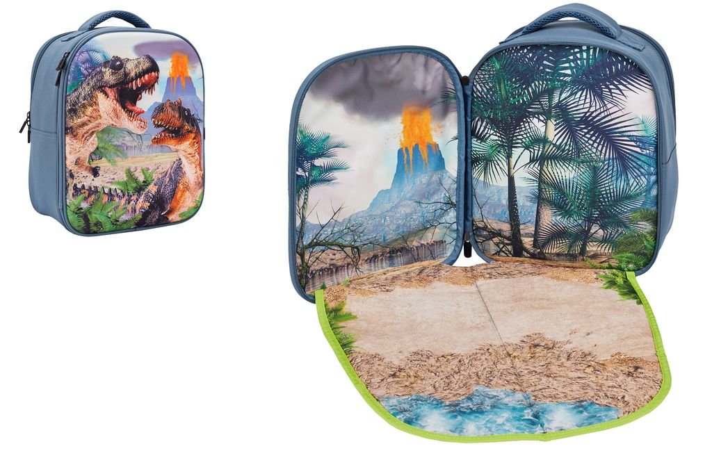 Mochila 3D Escenario Dinosaurios