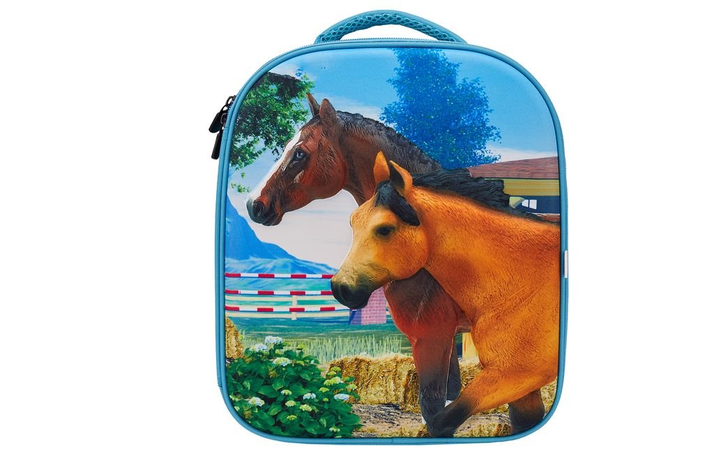 Mochila 3D Escenario Caballos