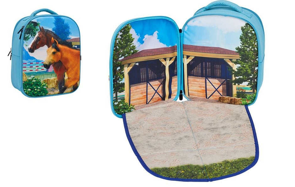 Mochila 3D Escenario Caballos