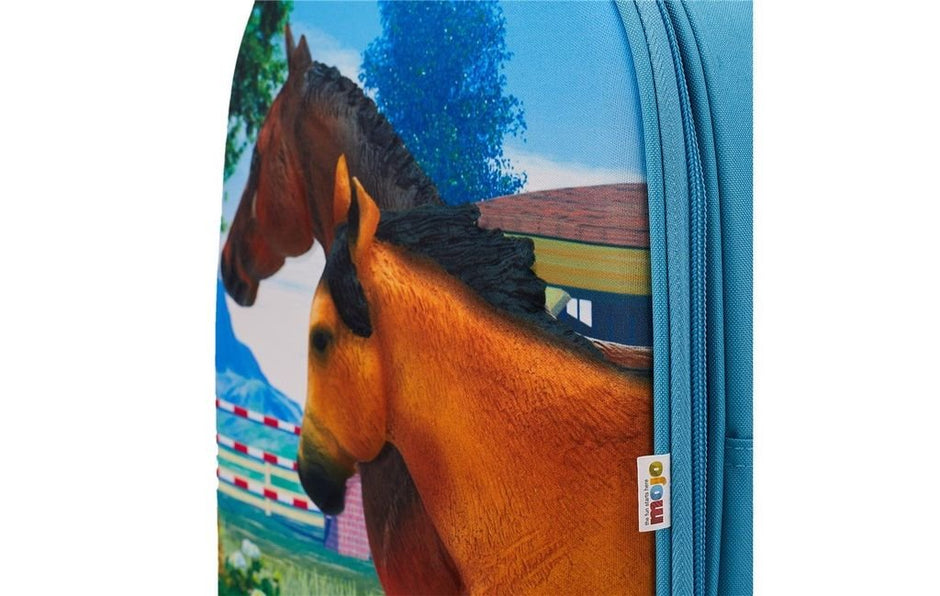 Mochila caballos 3D Junior con 3 figuras (Caballo, Potro y Conejo)