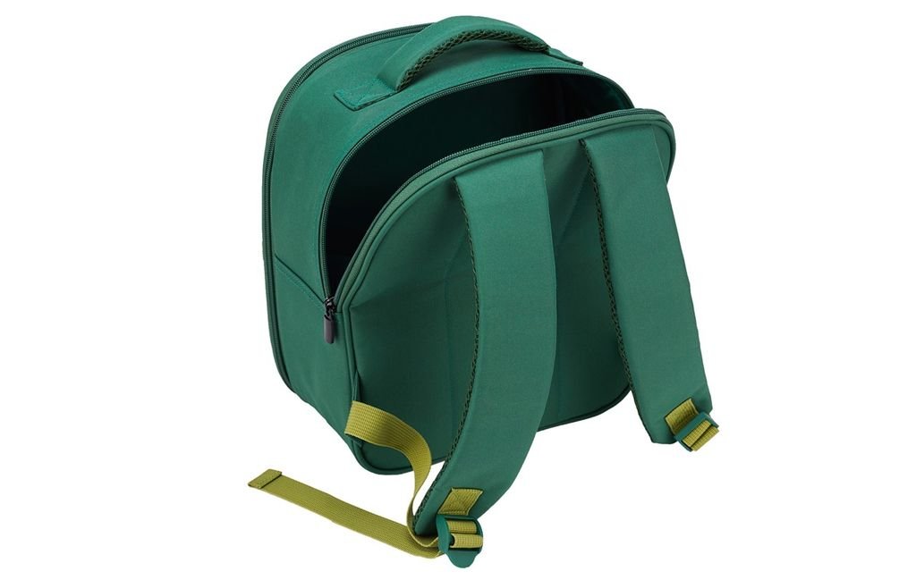 Mochila Selva 3D con 3 figuras (León, Zebra y Suricato)