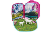 Mochila Unicornios 3D con 2 figuras (Unicornio y Unicornio Baby)
