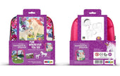 Mochila Unicornios 3D con 2 figuras (Unicornio y Unicornio Baby)