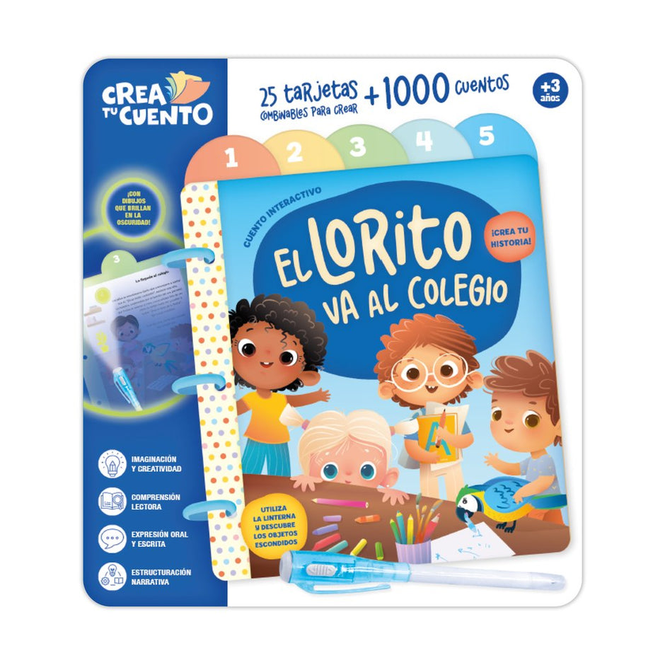CREA TU CUENTO - EL LORITO VA AL COLEGIO