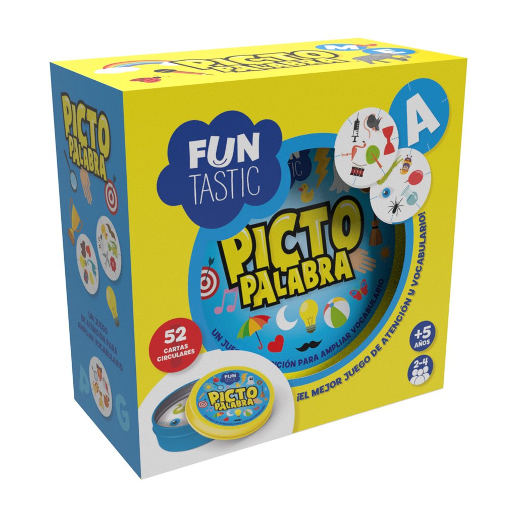 CARTAS FUNTASTIC - PICTO PALABRA con caja