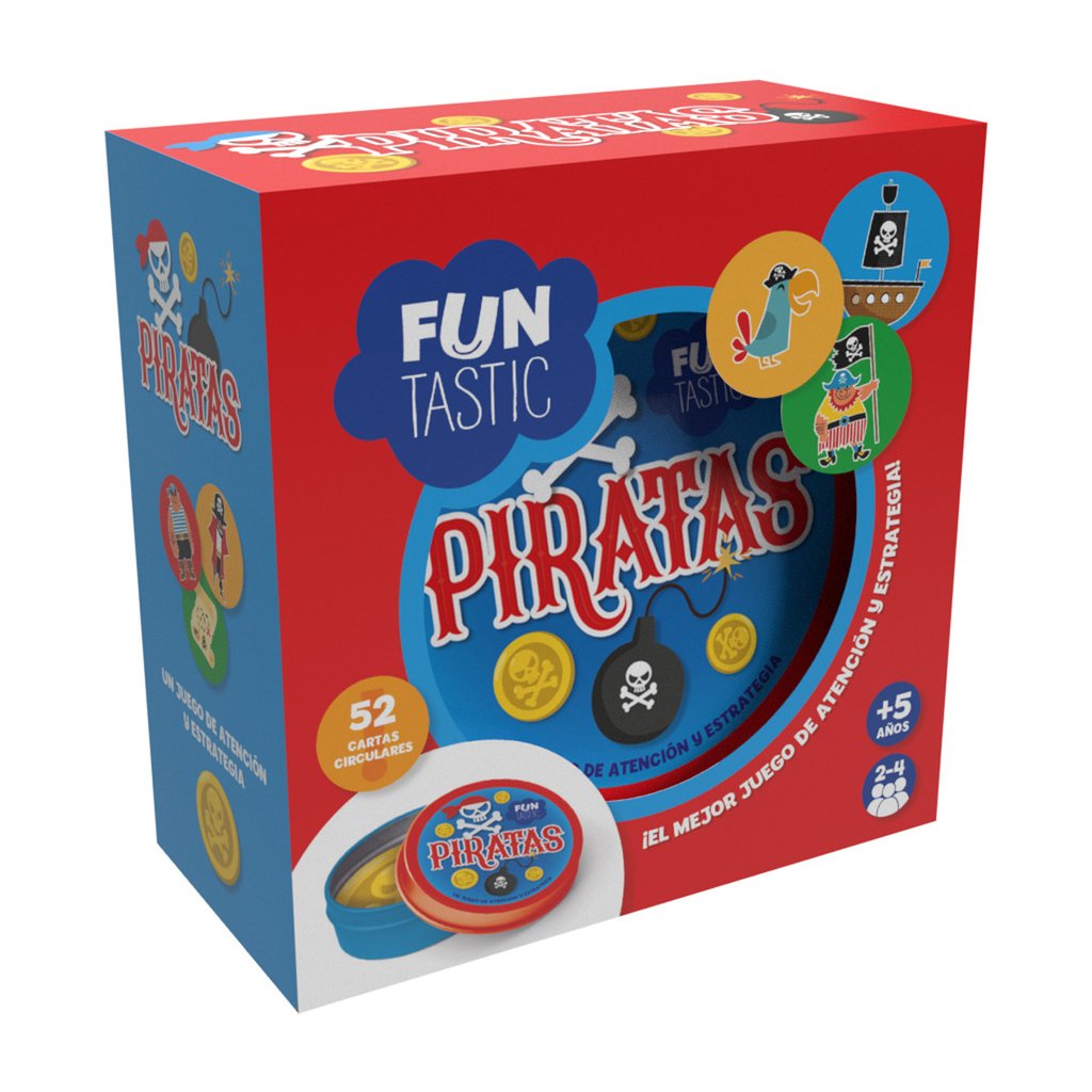 CARTAS FUNTASTIC - PIRATAS con caja