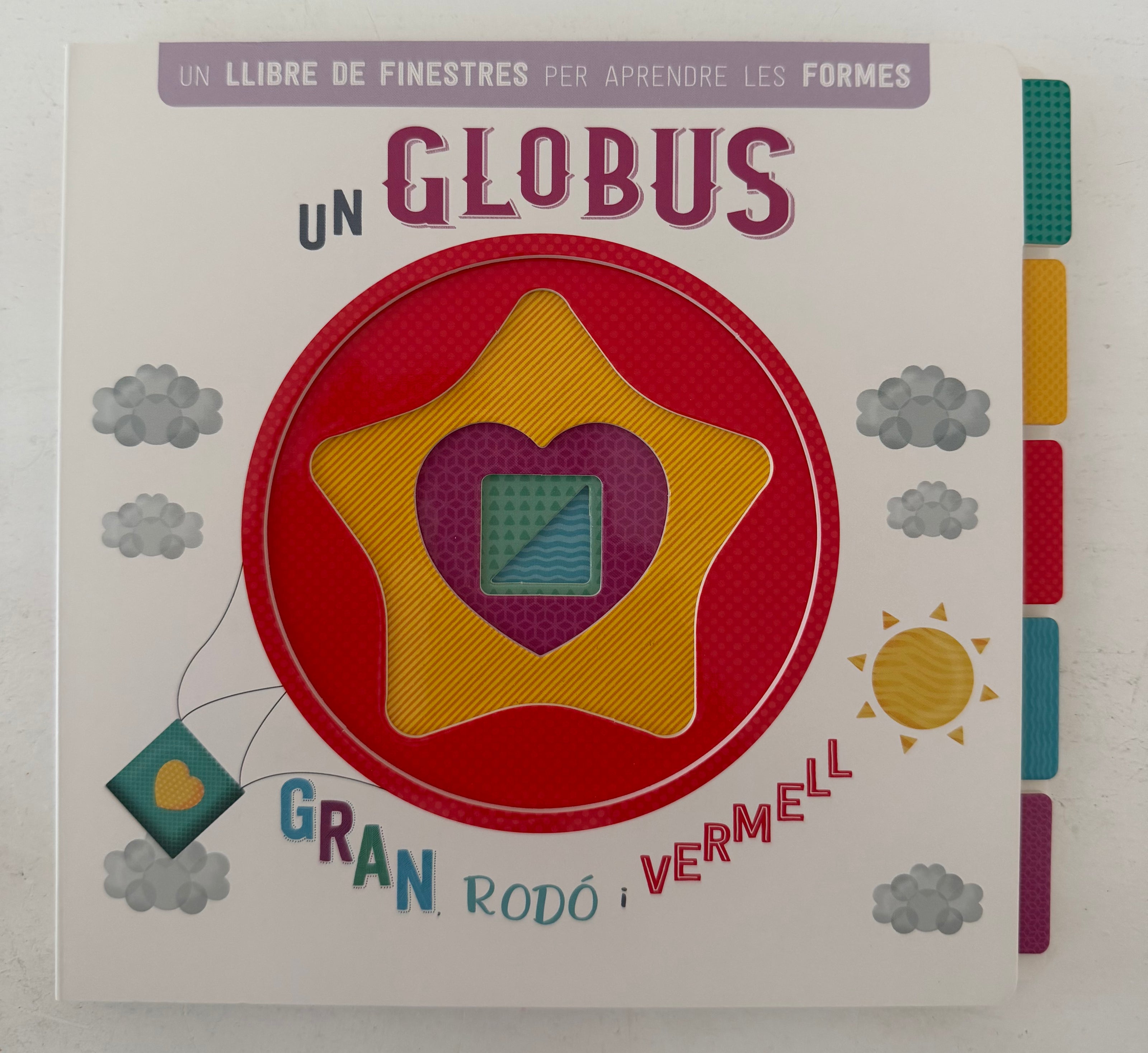 Un GLOBUS, Gran, Rodó i Vermell
