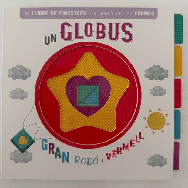 Un GLOBUS, Gran, Rodó i Vermell