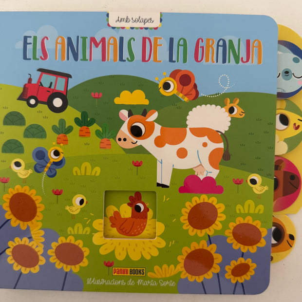 Els animals de la granja amb solapes