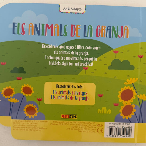 Els animals de la granja amb solapes