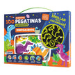 MALETIN 100 PEGATINAS LUMINISCENTES - DINOSAURIOS