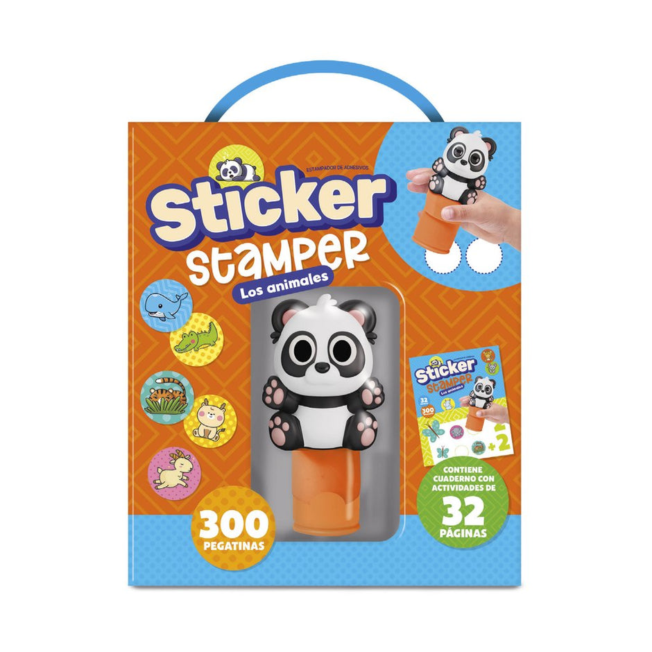 STICKER STAMPER - ANIMALES (FORMATO CAJA CARTON)