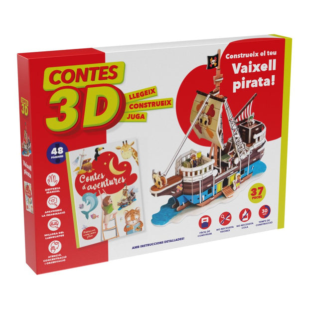 CONTES 3D - VAIXELL PIRATA - CATALÀ