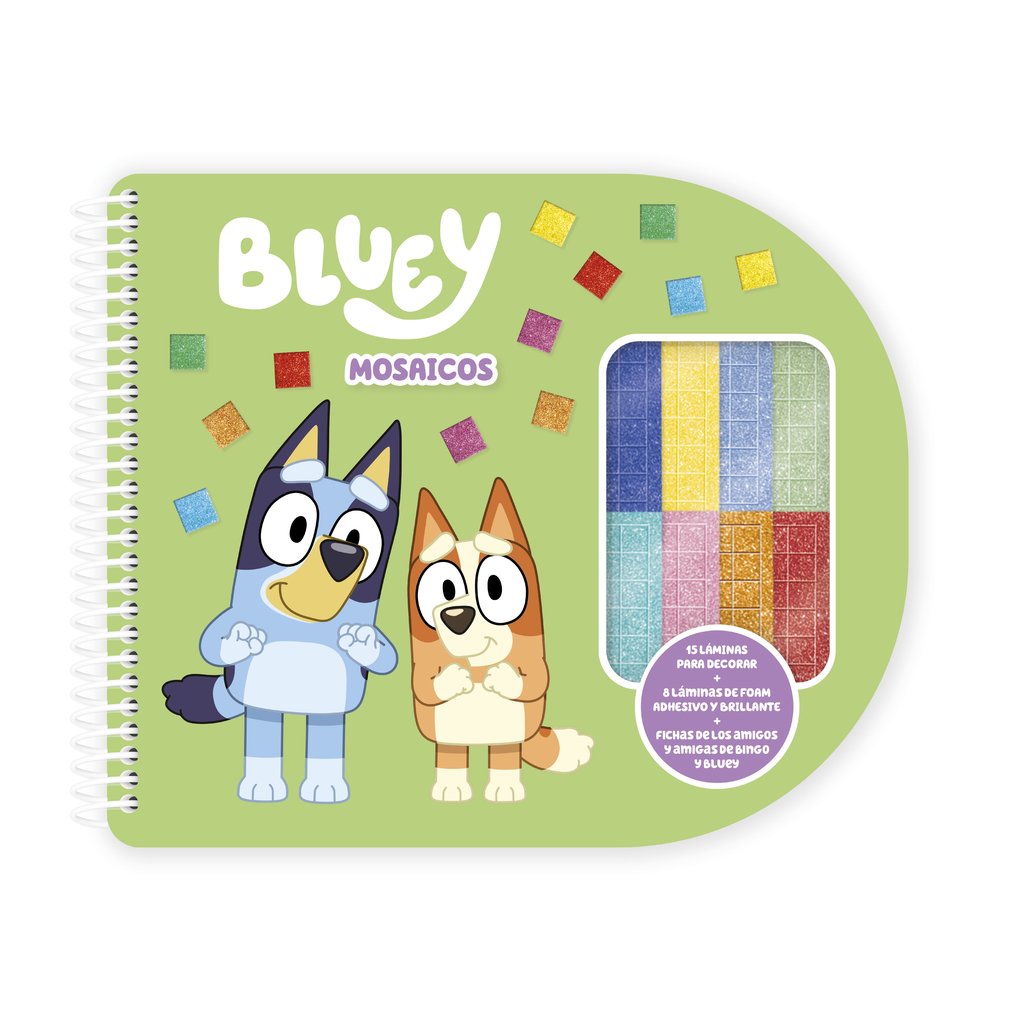 BLUEY MOSAICOS - LIBRETA ESPIRAL