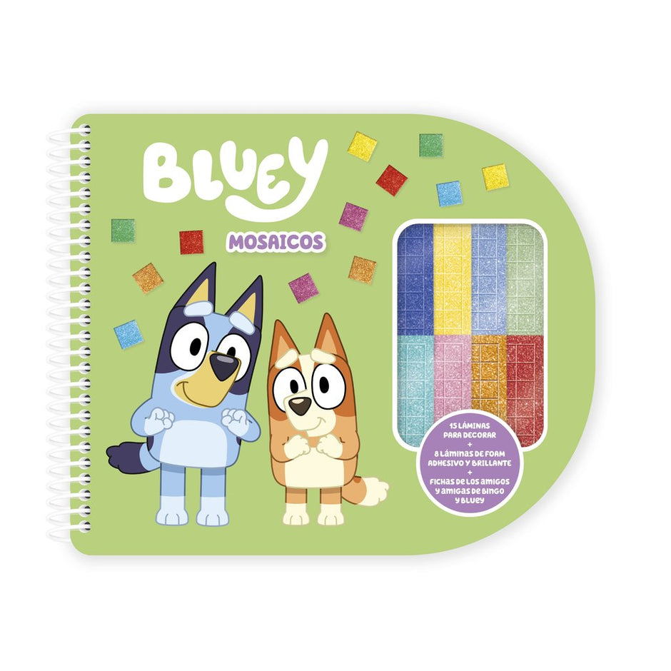 BLUEY MOSAICOS - LIBRETA ESPIRAL