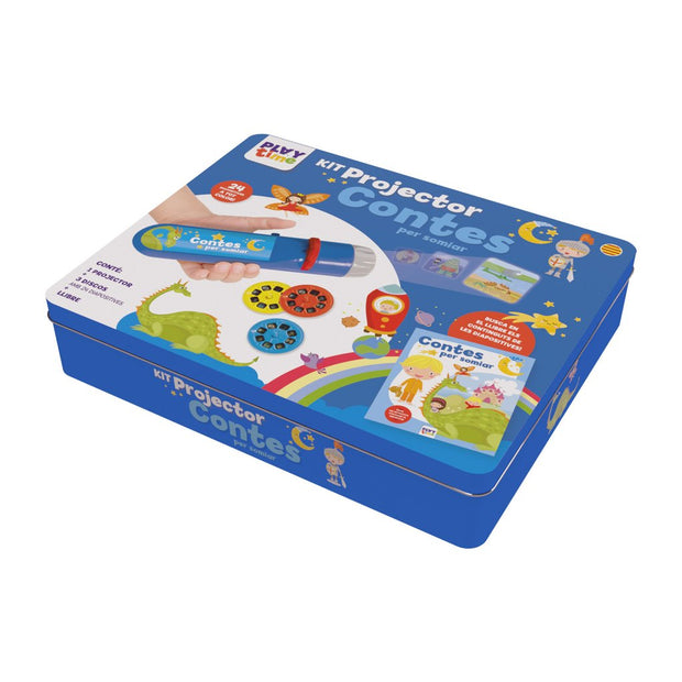 KIT PROJECTOR CONTES PER SOMIAR CAIXA METALICA - CATALÀ