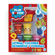 Play Dough - Pack letras, colores, números y formas