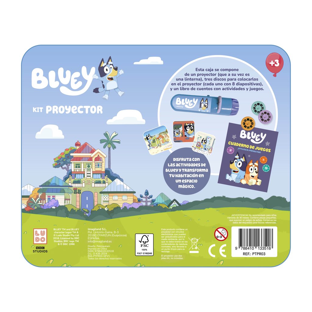KIT PROYECTOR BLUEY